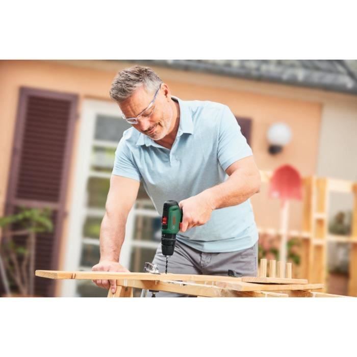 Bosch EasyImpact 1200 Impact Drill (2 x 12V batteries, 1 charger, 1 double-ended screwdriver bit) - PowerForAll
