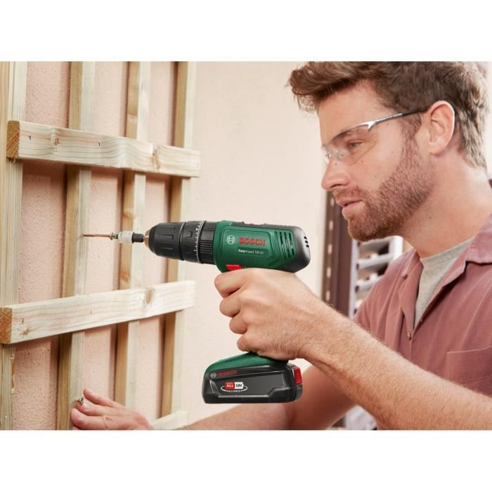 Bosch UniversalImpact 18 Cordless Impact Drill - 2 x 18V-1.5Ah Batteries + Charger + Carrying Case
