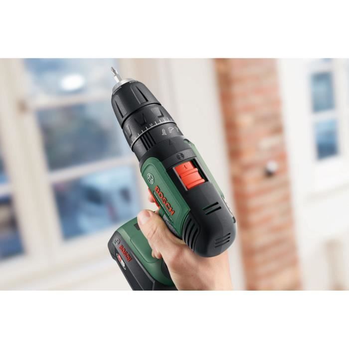 Bosch UniversalImpact 18 Cordless Impact Drill - 2 x 18V-1.5Ah Batteries + Charger + Carrying Case