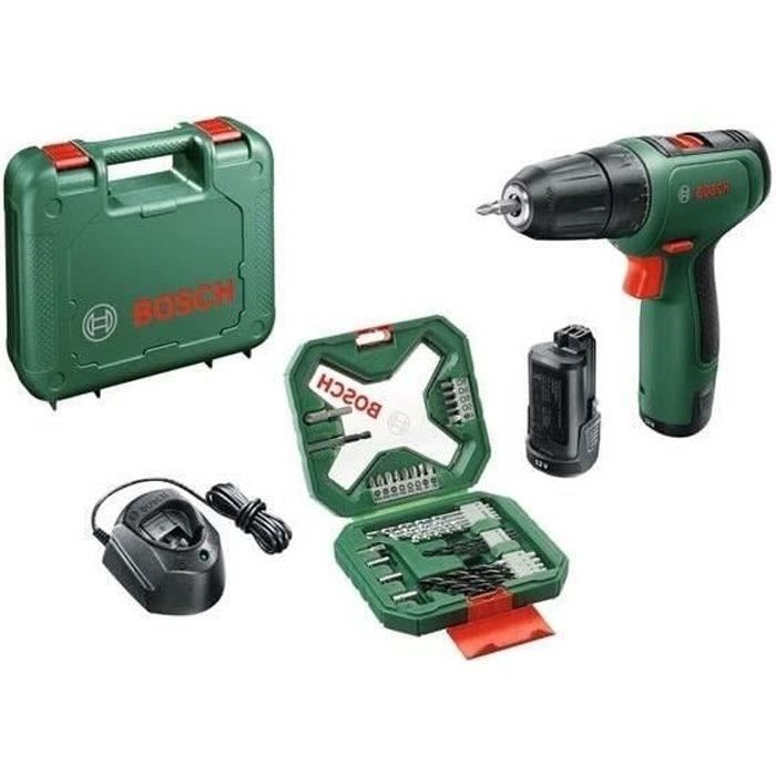 Bosch EasyDrill 1200 Cordless Drill Driver - 2 Batteries - Charger Included - Carrying Case with Bits