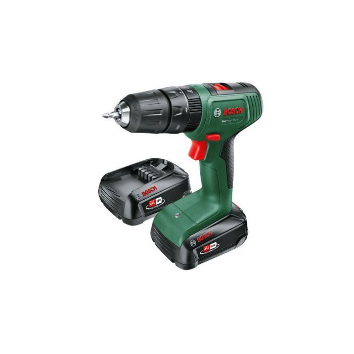 Bosch EasyImpact 18V-40 Cordless Drill Driver - 2 x 1.5Ah + AL18V-20 - Carrying Case