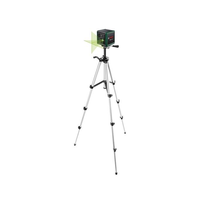 Bosch Quigo Green Set - Cross Line Laser - 12 m Range - Improved Accuracy