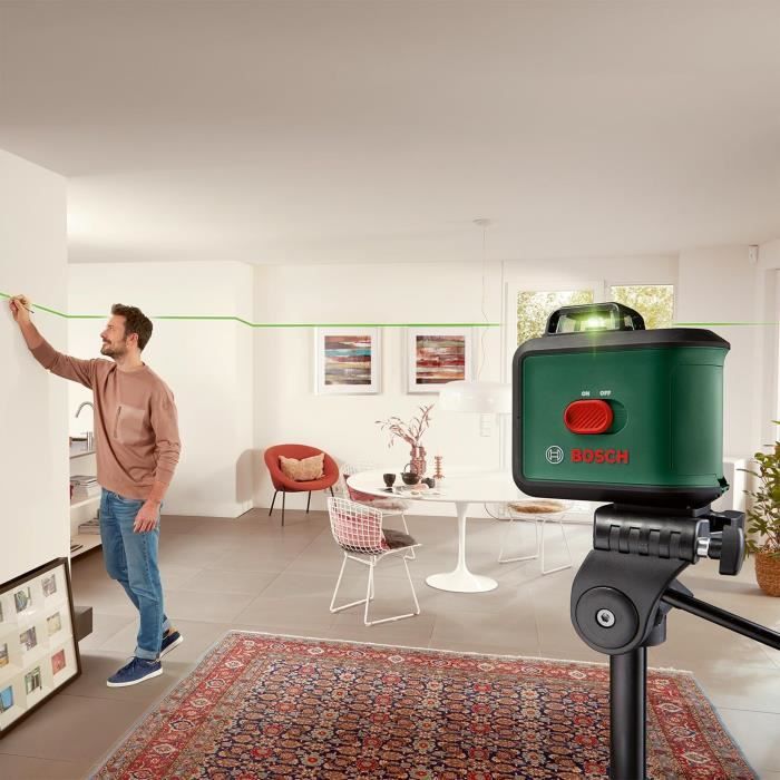 Bosch UniversalLevel 360 Line Laser - 1 mm Accuracy - 8 m Range