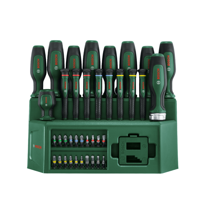 Jeu de 39 tournevis a embout de précision BOSCH