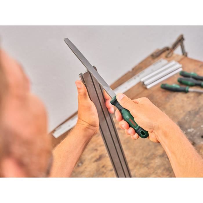 Bosch Set of 5 Files - Round/Half-Round/Flat/Triangular/Square