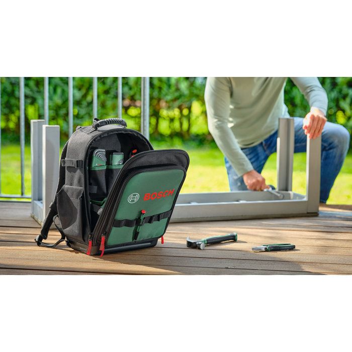 Bosch 60-Piece Tool Backpack Set - Essential Tools for DIY Projects