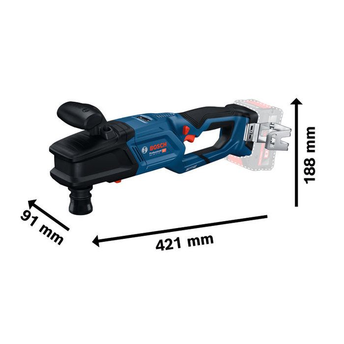 BOSCH PROFESSIONAL cordless angle drill - GRD 18V-127HX- 18V - Without battery or charger
