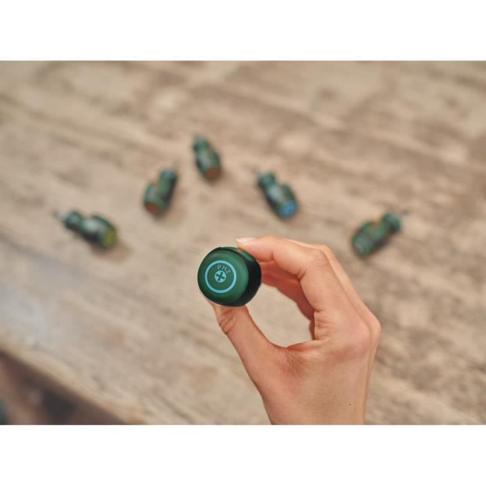 Bosch Set of 4 Short Screwdrivers - Compact for Tight Spaces, Magnetic Tip