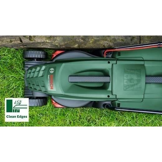 Bosch UniversalRotak 34V-26 Lawn Mower - 1300 W, 34 cm Cutting Width, 40 L Grass Catcher
