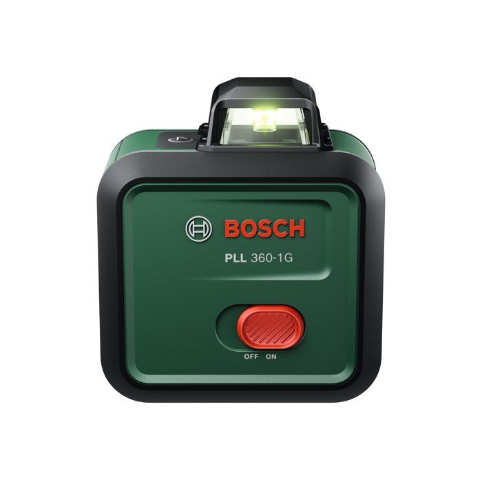 BOSCH line laser - PLL 360-1 G - With user manual, protective case, Li-ion battery