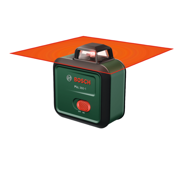 Laser lignes BOSCH -  PLL 360-1 - Avec un manuel d'utilisation, housse de protection, piles