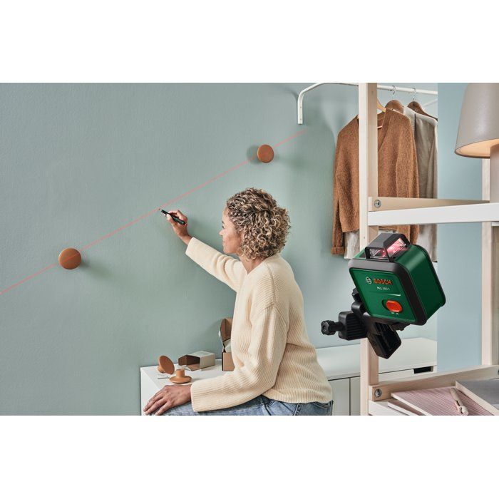 Laser lignes BOSCH -  PLL 360-1 - Avec un manuel d'utilisation, housse de protection, piles