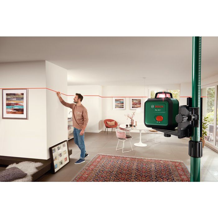 Laser lignes BOSCH -  PLL 360-1 - Avec un manuel d'utilisation, housse de protection, piles