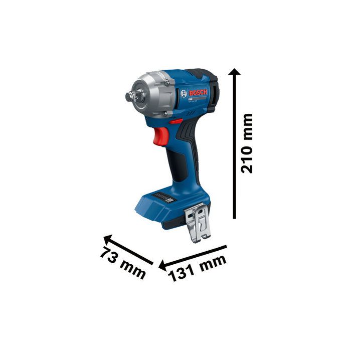 BOSCH PROFESSIONAL GDS 18V-350 Cordless Impact Wrench - 18V - 350 Nm - Battery Not Included