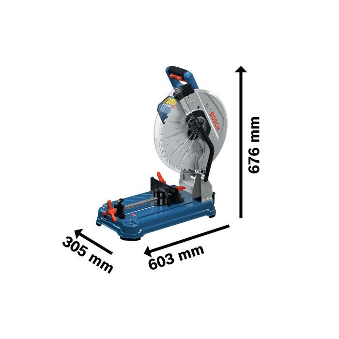 BOSCH PROFESSIONAL Metal Cutting Saw - GCD 18V-355 - 18V - 1430 m/min