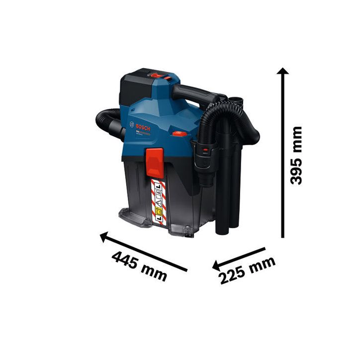 Bosch Professional GAS18V-6LS Cordless Vacuum Cleaner - 18V - 4.5 L