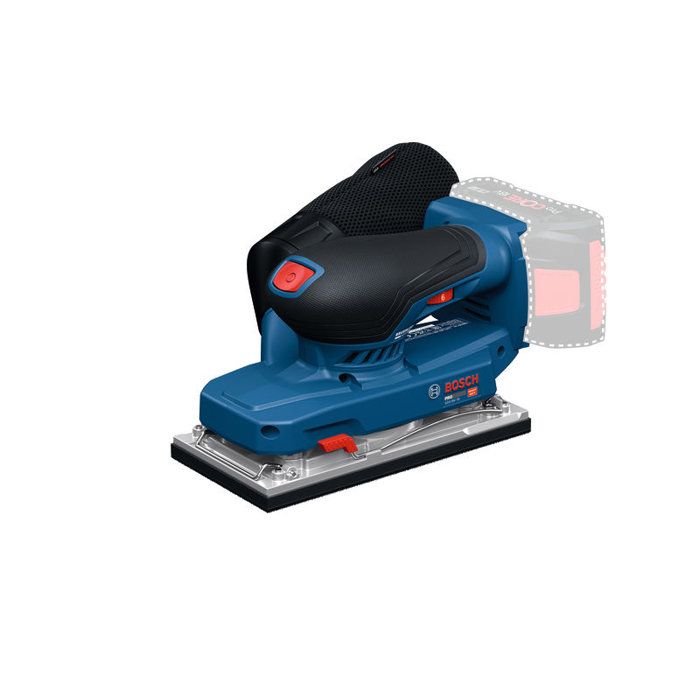 BOSCH PROFESSIONAL Cordless Orbital Sander GSS18V-18 - Dust Bag + Abrasive Sheet