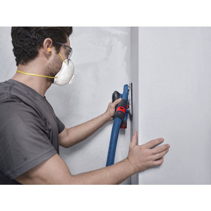 BOSCH PROFESSIONAL Cordless Orbital Sander GSS18V-18 - Dust Bag + Abrasive Sheet