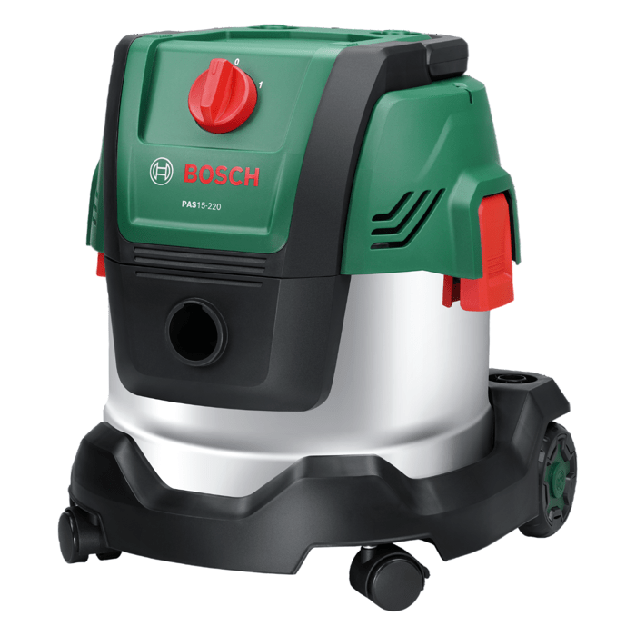 BOSCH Universal Vacuum Cleaner PAS 15-220PRS 1300W 65 l/s 15 L Tank 220 mbar