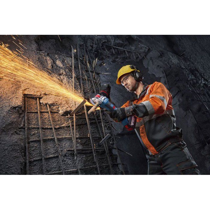 BOSCH PROFESSIONAL Cordless Angle Grinder - GWX 18V-11 PS - 18V - 125 mm - With X-LOCK