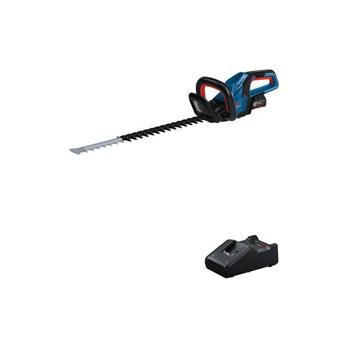 BOSCH PROFESSIONAL Cordless Hedge Trimmer - GHE 18V-60 - 20 mm - GBA 4.0Ah Battery + Charger
