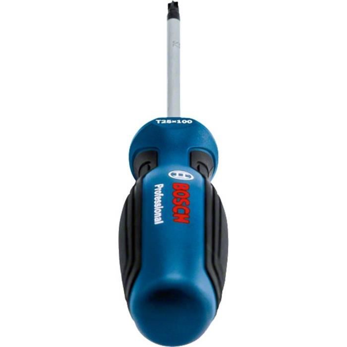 BOSCH Professional TX 25x100 Screwdriver - S2 Tool Steel Shaft - Ergonomic Handle