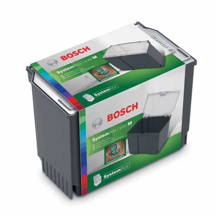 Bosch SystemBox Accessory Box Size M - White Plastic Storage Solution