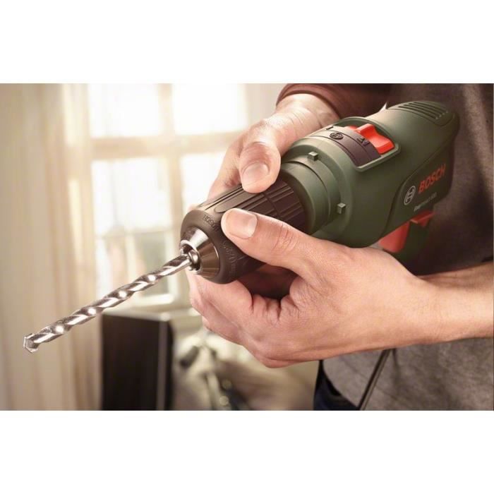 Bosch EasyImpact 600 Impact Drill - 600W with Case, Additional Handle and Depth Stop