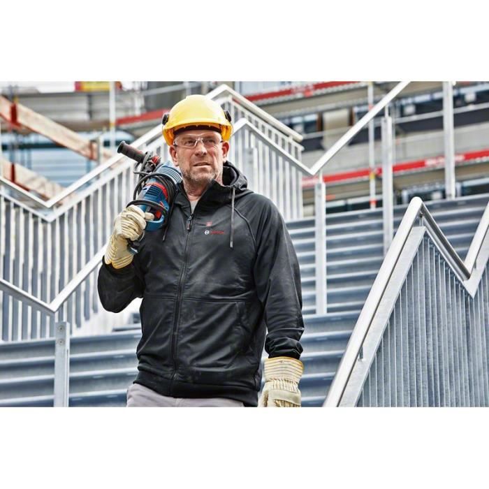Bosch Professional GHH 12+18V XA Heated Jacket + GAA 12V-21 Battery + GBA 12V 2.0Ah Battery + GAL 12V-20 Charger, Size 2XL - 06188000GF