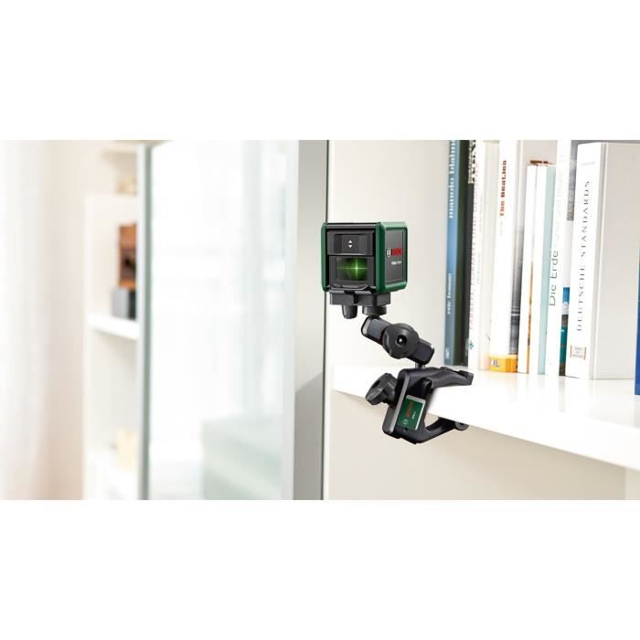 Bosch Quigo Green Line Laser - 12 m Range - Green Beam Technology