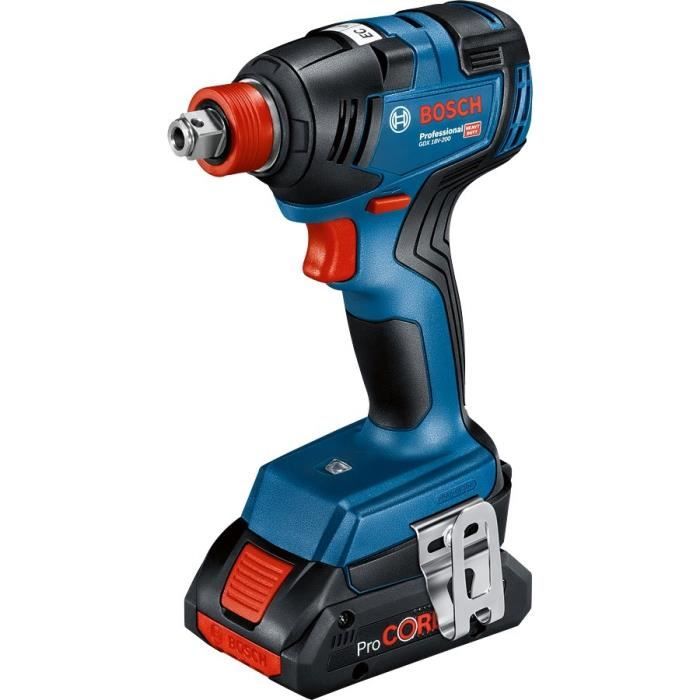 Bosch Professional 2-Tool Kit: GDX 18V-200 Impact Driver + GSB 18V-55 Impact Drill 06019J2208
