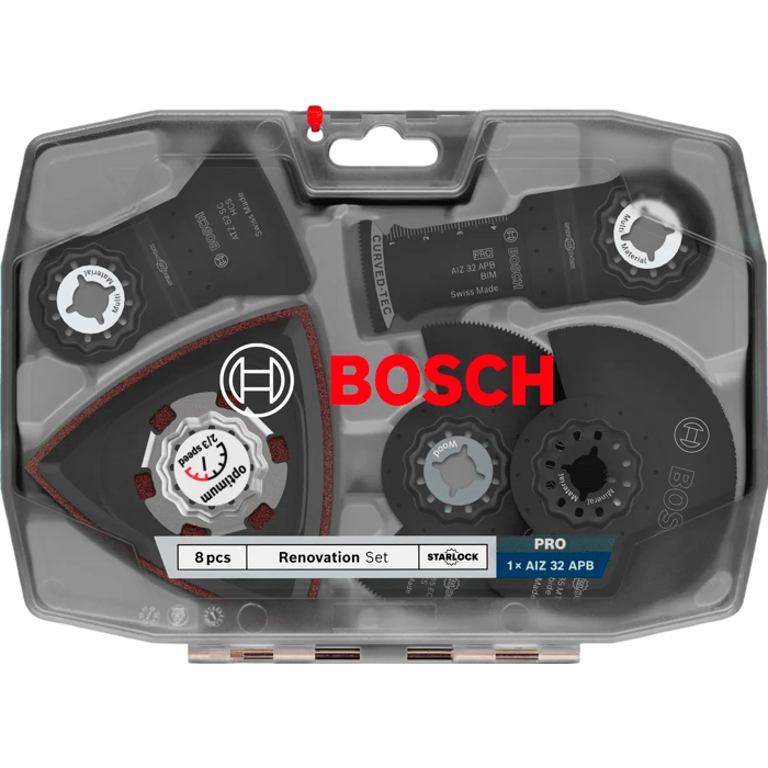 Bosch Professional Renovation Blade Set - 8 pcs - For Multi-Function Oscillating Tools