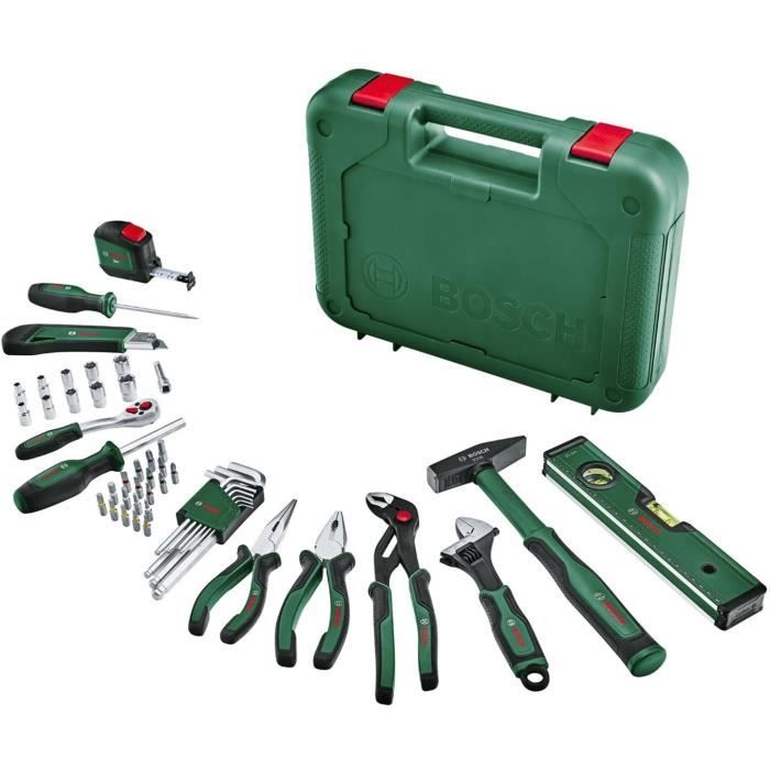 BOSCH Advanced Hand Tool Set - 52 Pieces - Plastic Case