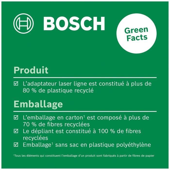 Bosch Line Laser Adapter - 40 m Range