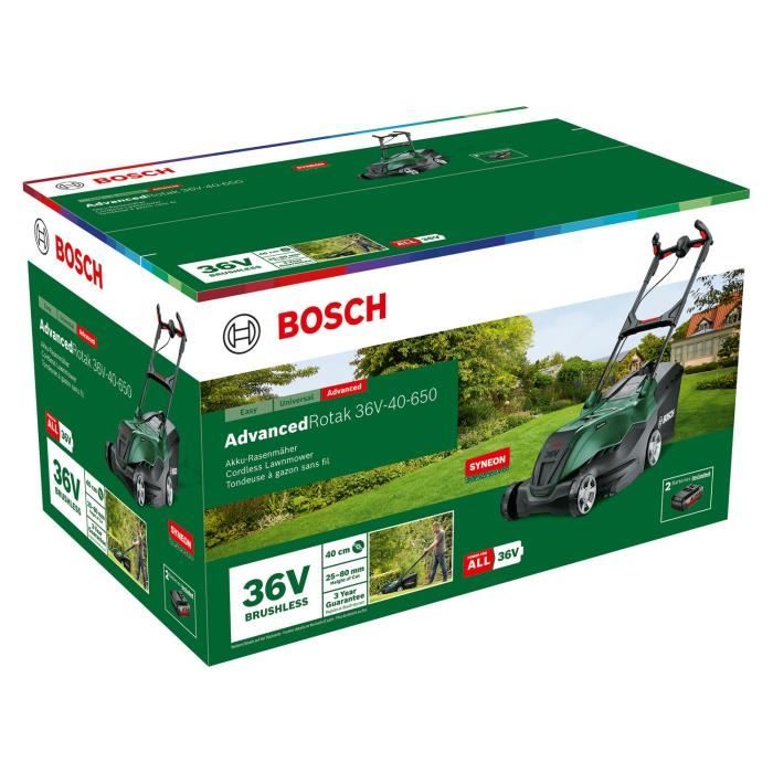 Cordless Lawn Mower 36V-40-650