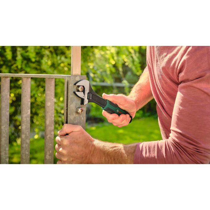 BOSCH Adjustable Wrench - 250 mm/10 - ISO 6787