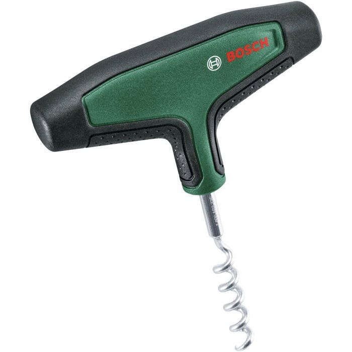BOSCH Corkscrew - Ergonomic T-Handle - Stainless Steel Shaft