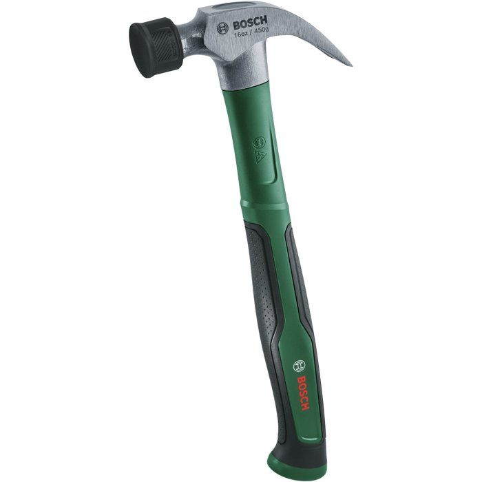 BOSCH Nail Puller Hammer 450 g - Soft Bumper - Carbide Steel