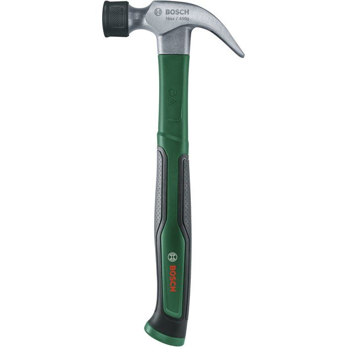 BOSCH Nail Puller Hammer 450 g - Soft Bumper - Carbide Steel