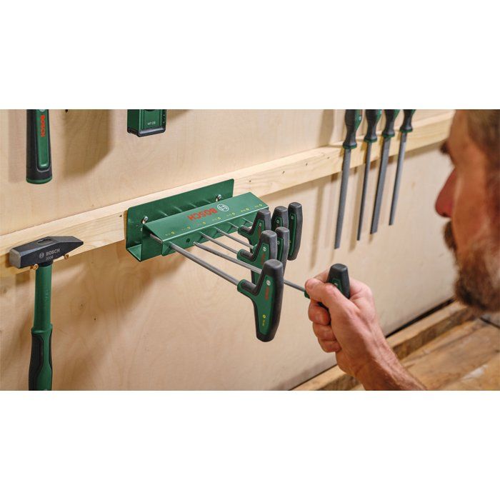 BOSCH 7-Piece Torx Screwdriver Set with T-Handle for Home Improvement - 2607017654