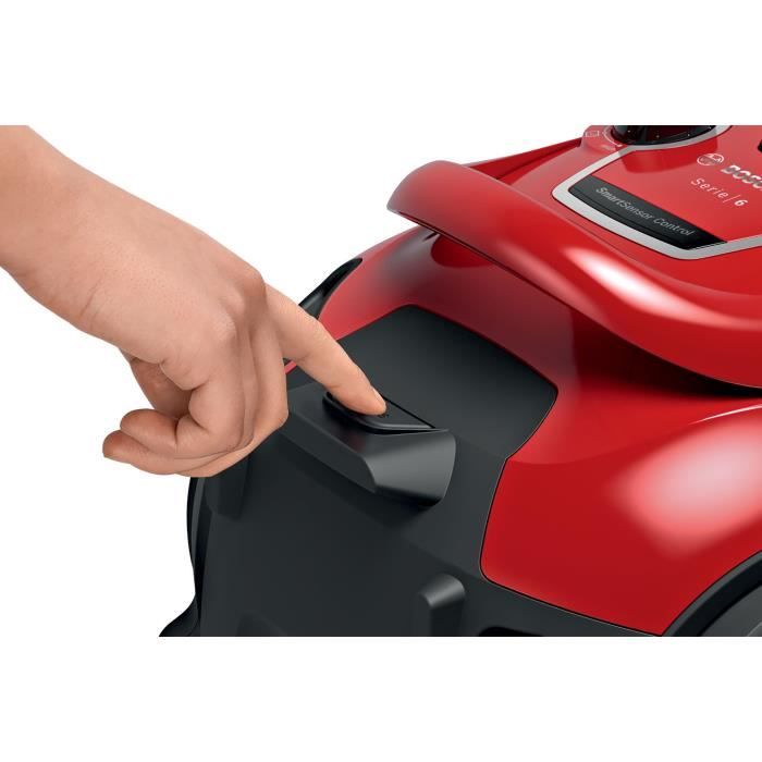 BOSCH Bagless Cylinder Vacuum Cleaner - 600 W - ProSilence - 70 dB - Red - BGC41Q69
