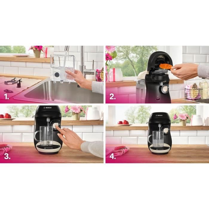 BOSCH Multi-Beverage Coffee Machine - TASSIMO T10 Happy Vanilla - 1400 W