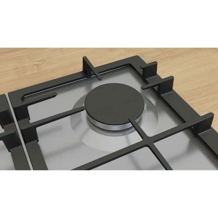 BOSCH Series 6 Gas Hob - 4 Burners - 52 x 58.2 x 4.5 cm - Stainless Steel - PCP6A5I90