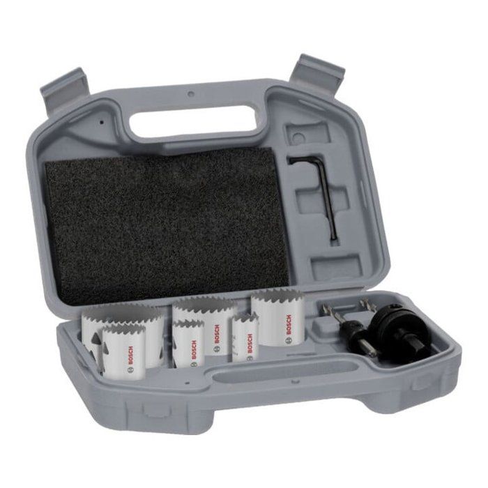 Coffret de scies trépans a filetage BOSCH PROFESSIONAL - Multi Material -  20  25  35  40  51  68 x 40 mm