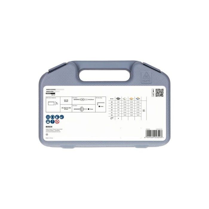 Coffret de scies trépans a filetage BOSCH PROFESSIONAL - Multi Material -  20  25  35  40  51  68 x 40 mm