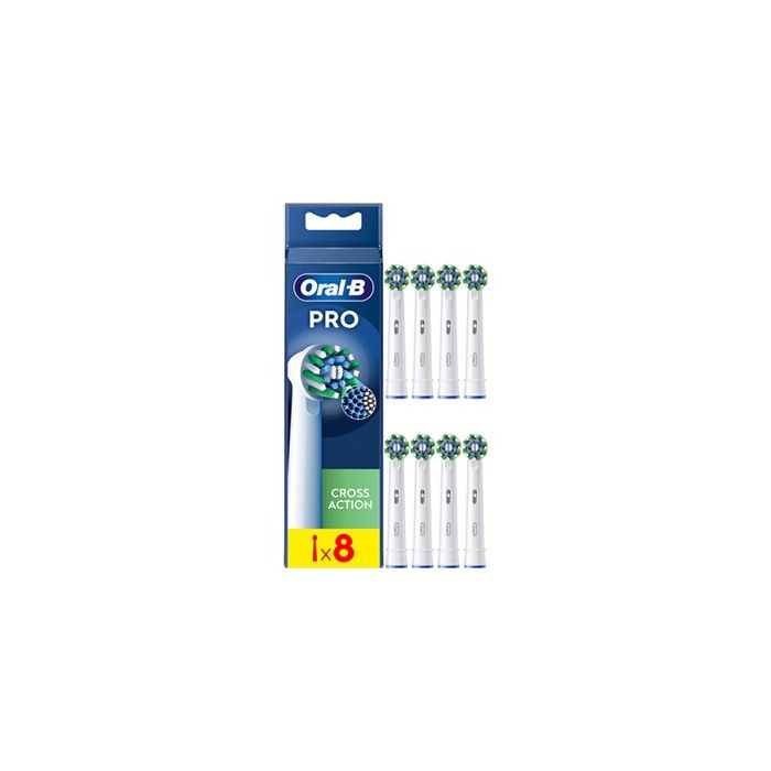 Oral-B Cross Action X-filament Brush Heads - Pack of 8