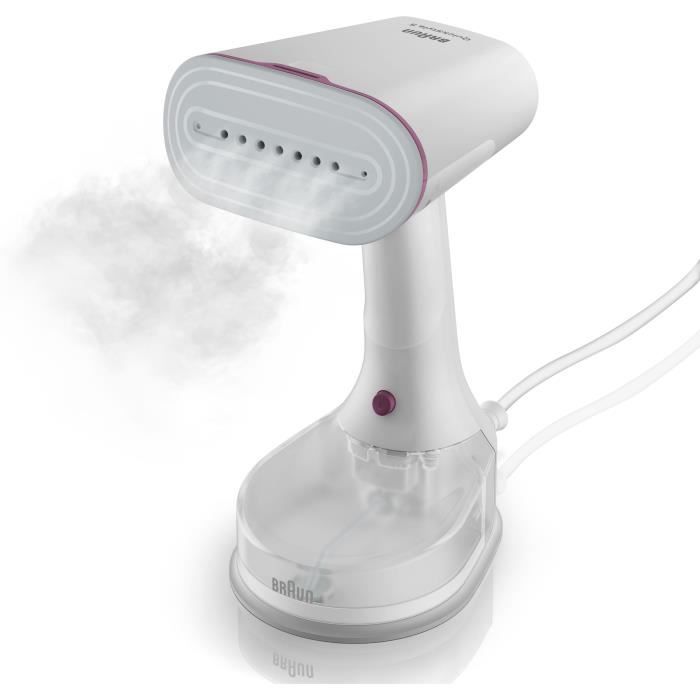 Braun Vertical Garment Steamer - GS5011PU - 1200 W - 22 g/min - White/Purple