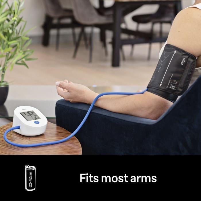 BRAUN Blood Pressure Monitor - ExactFit 1E - Upper Arm - White