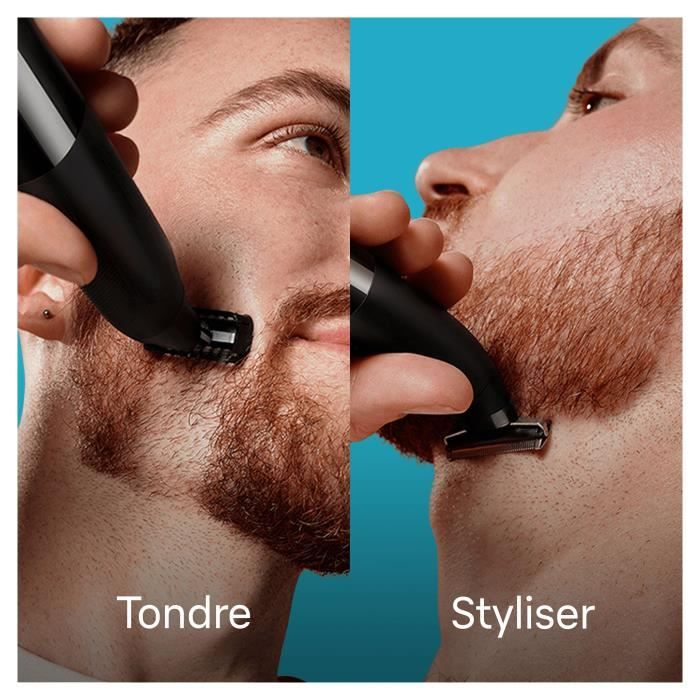 BRAUN Series X XT3100 Hybrid Facial Trimmer with 4D Flexible Blade, Waterproof, 3 Combs - Men