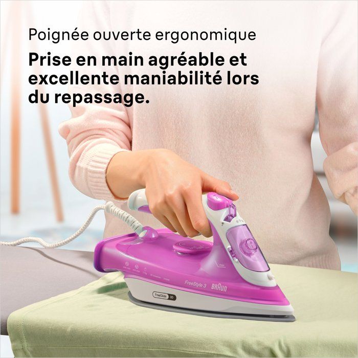 BRAUN FI3124PU Freestyle 3 Steam Iron - 2400W - 270 ml